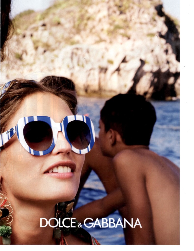 Dolce & Gabbana striped sunglasses 