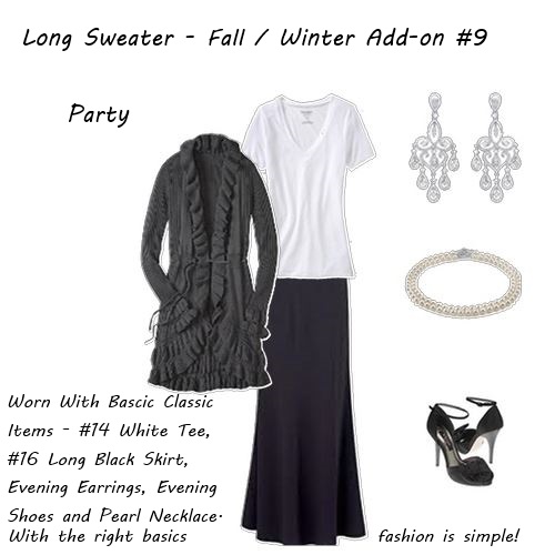 wardrobe must haves Long Sweater Fall Winter Wardrobe Add on 9 Party