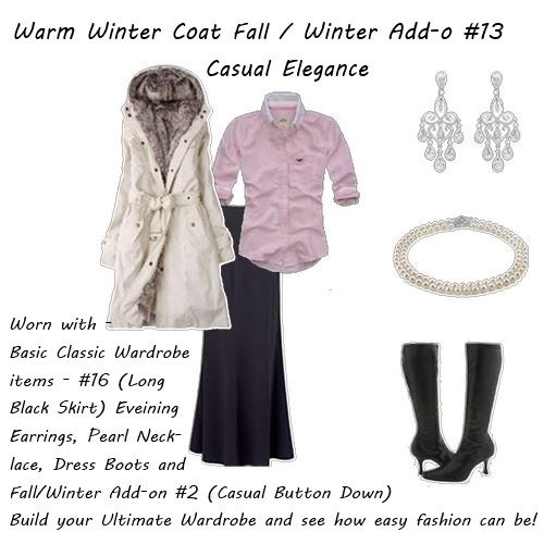 Warm Winter Coat Casual Elegance
