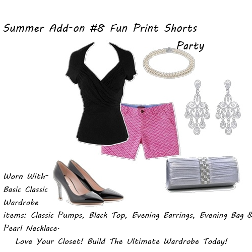 Summer Fashion Fun Print Shorts Party 2