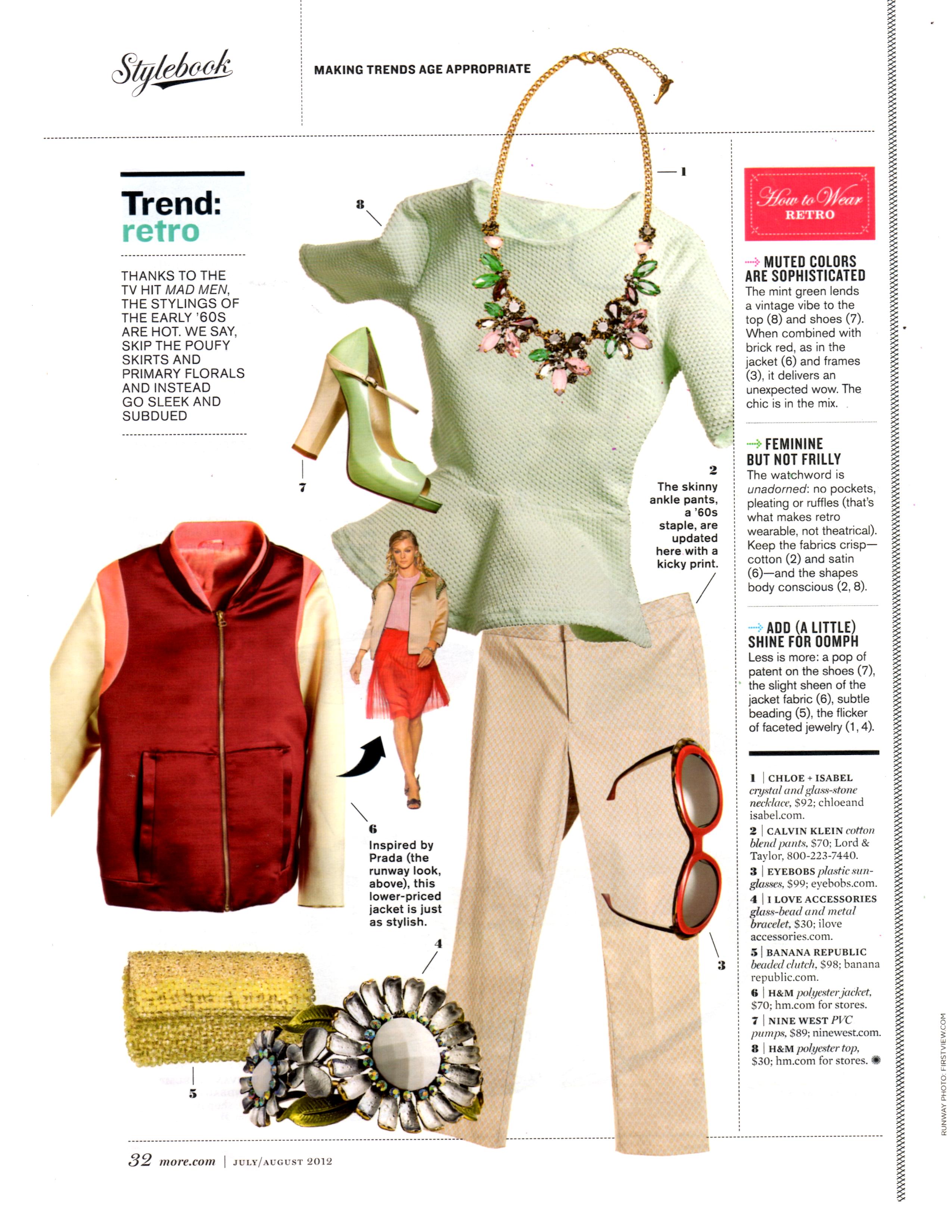 Retro Trend from More Magazine July / August